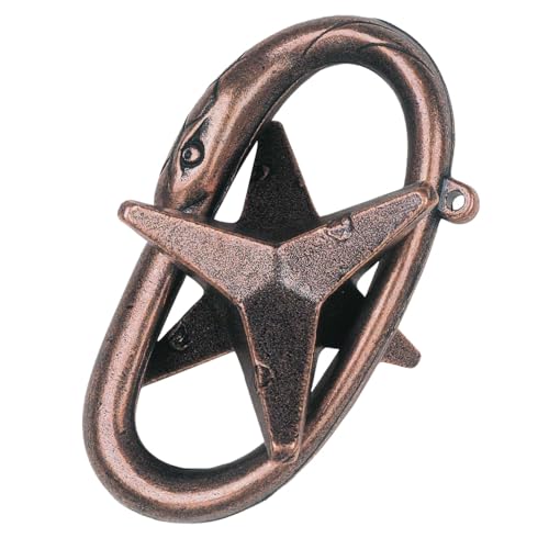 BePuzzled |Star Hanayama Metal Brainteaser Puzzle Mensa Rated Level 3, for Ages 12 and Up