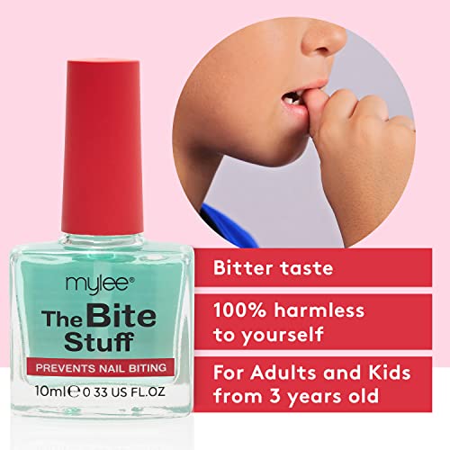 Mylee The Bite Stuff - Stop Biting Your Nails - prevention/Anti nail biting polish For adults & children - Clear nail varnish, Fast and Easy application - Water Resistant - Image 5