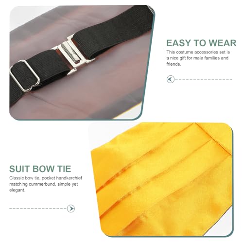 Set de Hombre: Cummerbund, Corbata y Pañuelo Elegantes miniatura 7