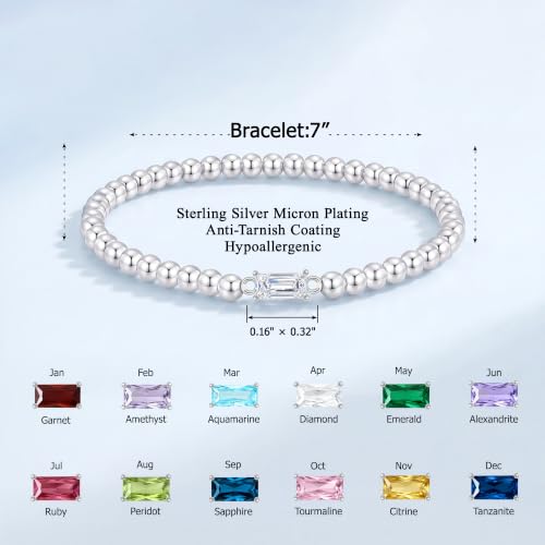 Birthstone Bracelet for Women - image 4