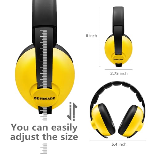 image for BBTKCARE Baby Ear Protection - Noise Reduction Earmuffs 3-36 Months - 