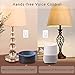 3 Way WiFi Smart Wall Light Switch Wireless Remote APP Control from Anywhere Compatible with Alexa and Google Home Timer Function No Hub Require(3-Way Smart Switch (1 Piece)