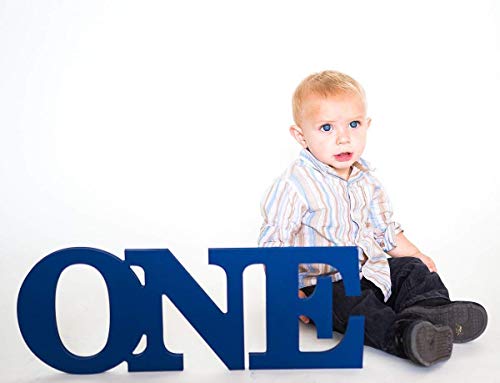 ONE Sign Baby Photo Prop - 1st Birthday ONE, First Birthday Prop - Baby Birthday Party Decor