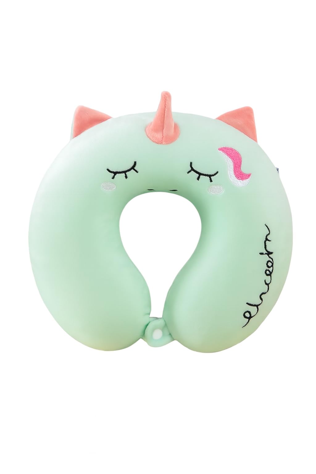 UPUNITOZ Kids Travel Pillow – Soft U-Shaped Neck & Head Support Cushion for Car, Flight & Stroller Naps | Comfortable Babies & Toddlers & Portable Travel Pillow Color-Green-image-23