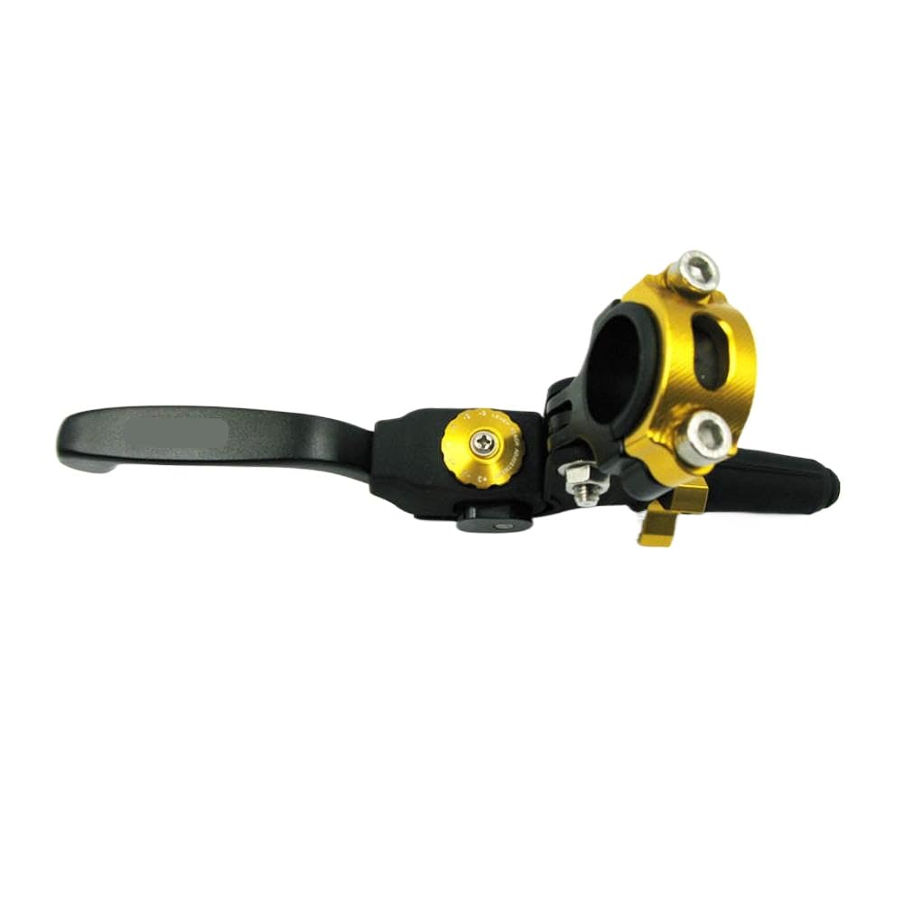 Boggoexag Black Motorcycle Scooter Clutch Lever Cnc Aluminium Adjustable Handlebar Compatible With Rm Motocross Pit Bike(Black)