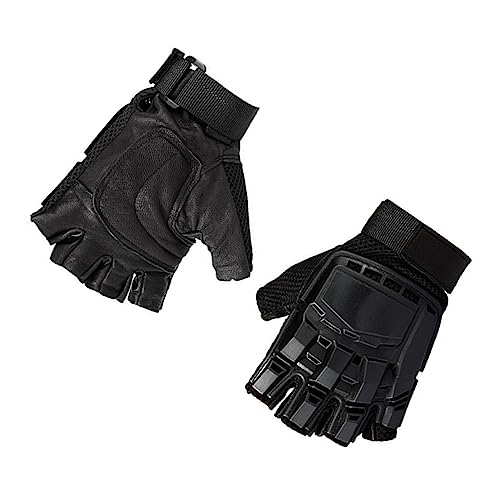 Healeved Guantes de Ciclismo de Media Dedo para Hombres y Mujeres Transpirables Antideslizantes Acolchados y Resistentes al Sudor Cómodos para Ciclismo Senderismo y Deportes al Aire Color