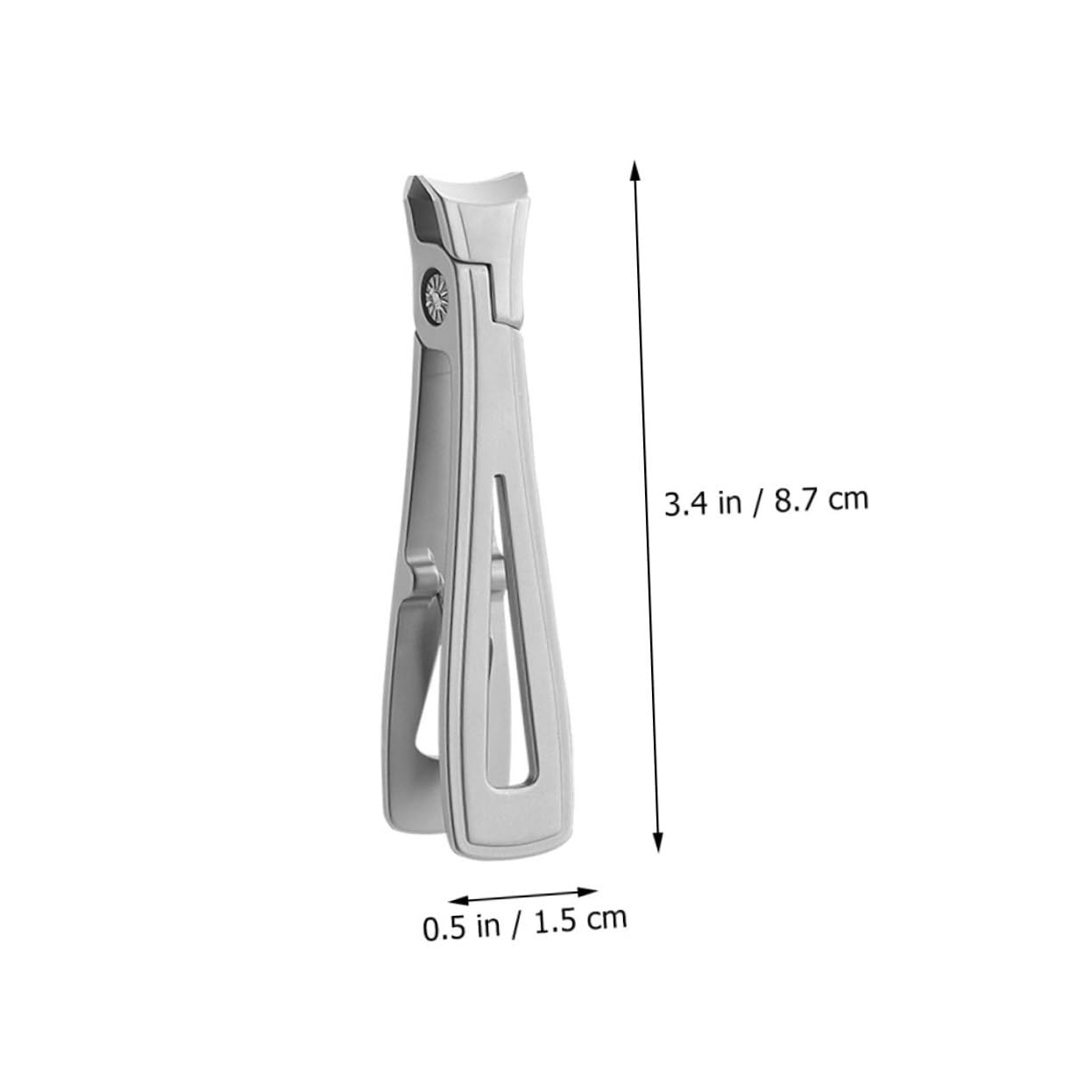 minkissy 5piezas Cortauñas De Acero Inoxidable Para Manicura y Pedicura Cortaúñas Resistente Para Dedos y Pies Diseño Profesional Para Hombres y Mujeres