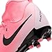 Nike Jr. Phantom Luna 2 Academy Little/Big Kids' MG Soccer Cleats (FJ2603-600, Sunset Pulse/Black) Size 6