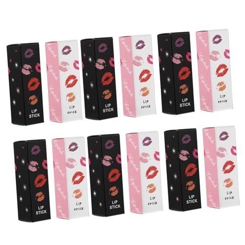 FRCOLOR 50個 口?包装紙箱 化粧品用リップグロス収納ケース 折りたたみ式 丈夫で 感ある コンテナ リップクリームやスキンケア小物対応