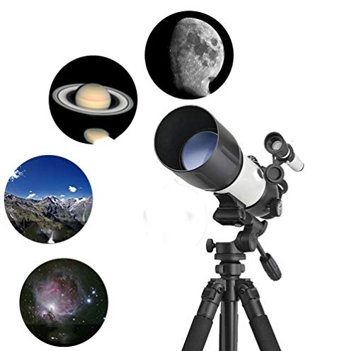 Telescopio astronómico refractor 70mm con trípode ajustable miniatura 2