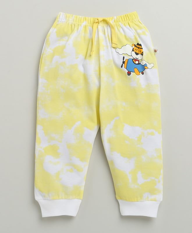 Image of BUMZEE Boys Cotton Full Sleeves T-Shirt & Pyjama Set (Peb10384391)