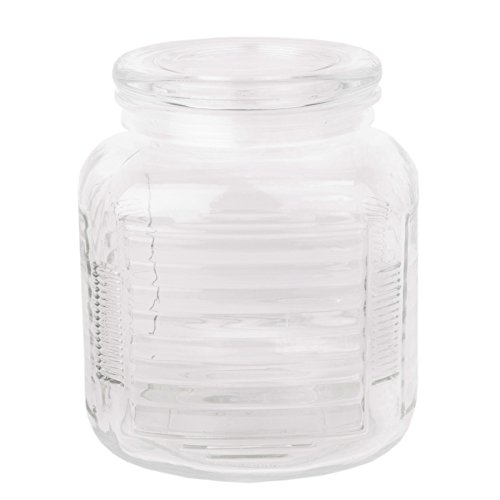 6GL1085 Clayre & Eef - R‚cipient … provisions en verre - transparent ca. 14 x 17 cm