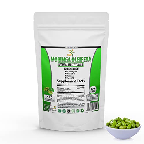 Moringa-Oleifera-100-Veggie-Capsules--100-Pure-Leaf-Powder-1000mg-Per-Serving-Complete-Green-Superfood-Supplement-No-Fillers-Binders-Pure-Miracle-Tree-Moringa-Super-Greens-Powder
