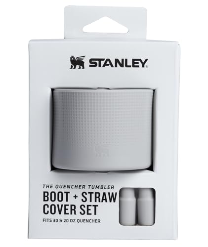 Image of Stanley Quencher Boot and Straw Cover Cap | Anti-Slip Silicone Protector for Tumbler with Handle | Accessory Set for Stainless Steel Drinking Cup | BPA-Free