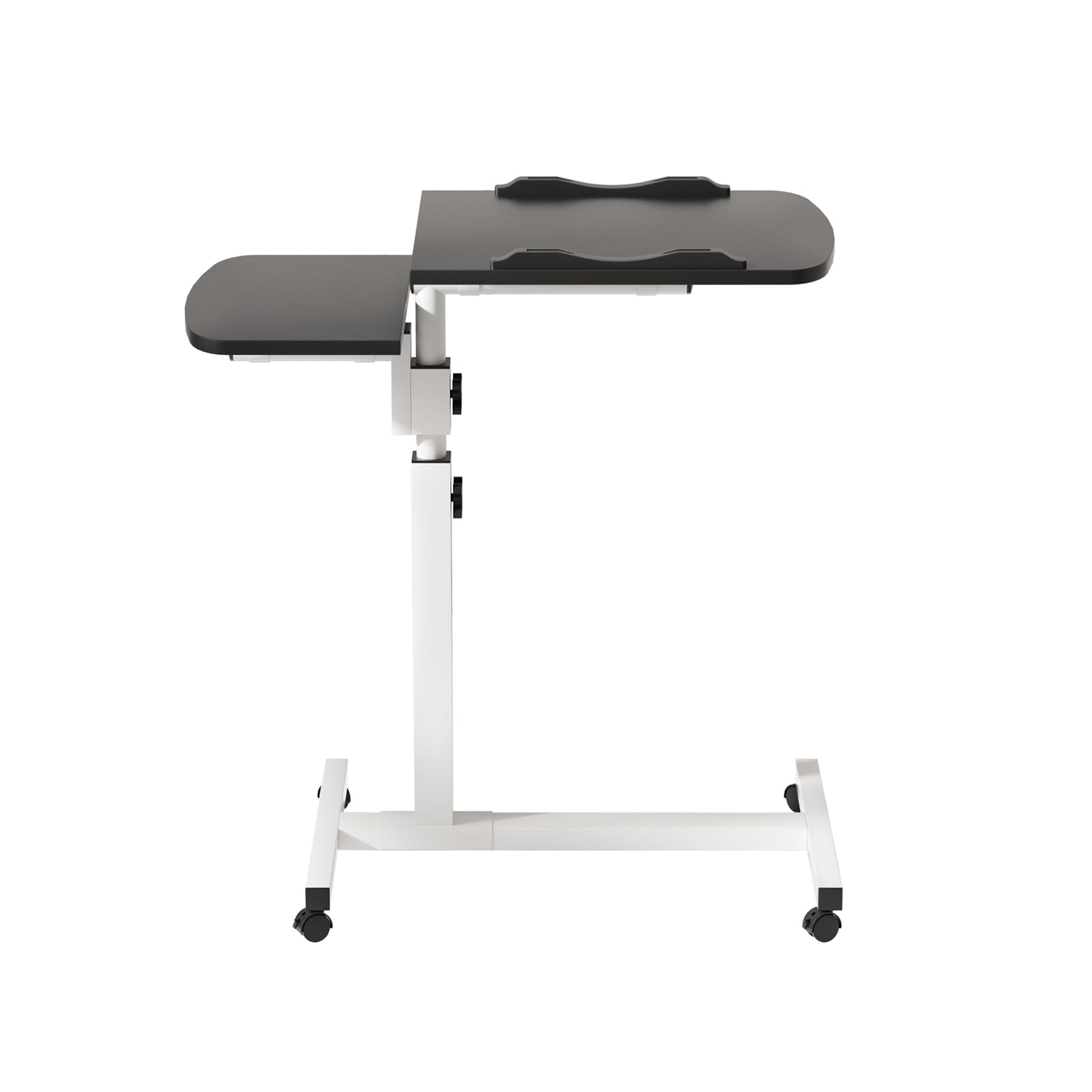Table de lit réglable avec roulettes pliable pour ordinateur portable et lecture