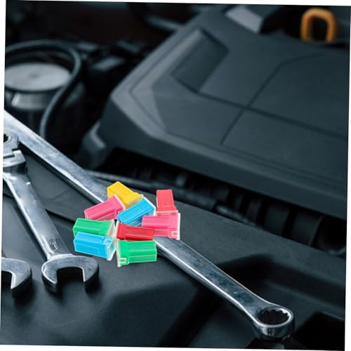 10 fusibles de auto con base larga para instalación y reemplazo compatible con varios vehículos miniatura 5