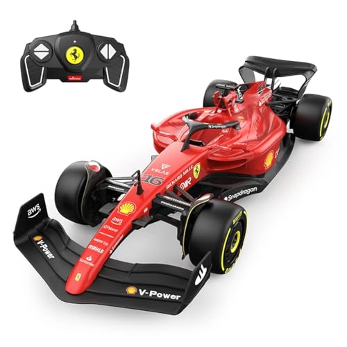 RASTAR Ferrari F1-75 Model RC Car, 1/18 Scale 2022 Ferrari Formula 1 Remote Control Car F1 Racing...