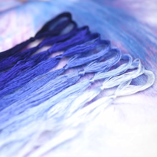 Image of MIINGGUXIUYI Mulberry Silk Floss Embroidery Thread Floss-Cross Stitch Threads China Silk Woven Jewelry Threads DIY Sewing Kits (81)