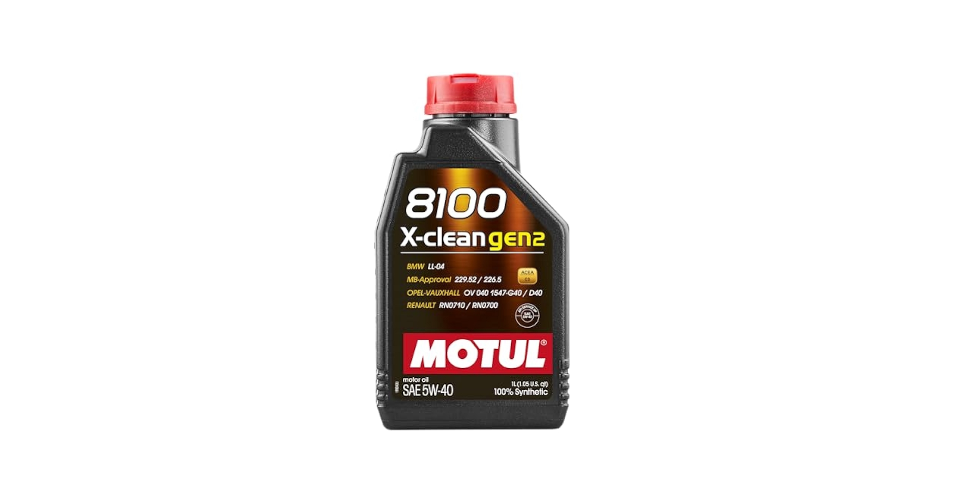Amazon.com: Motul 8100 X-Clean Gen2 5W40 (1 Liter) : Automotive