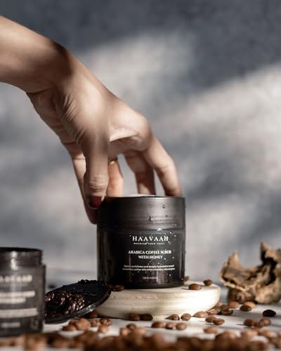 Image of Exfoliating Coffee Body Scrub for Soft-Smooth Skin & Tan-Dead cell Removal | For Women & Men|Natural AHAs|De-Tan Bathing Scrub With All Natural ingredients |No Sulphate |Removes Dirt&Dead Skin From Neck,Knees,Elbows&Arms|All Skin Types,For Men&Women120 grams