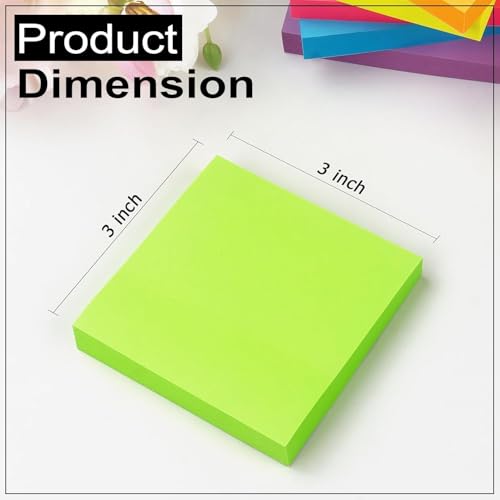 Image of Sticky Notes, 100 Sheets, Strong Adhesive, Self-Stick, Multicolour, Morandi Colors, for Notes, Organisation, and Reminders