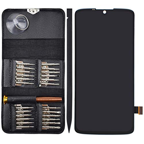 Image of LCD Screen Touch Digitizer Glass Replacement for Motorola Moto Z4 Black