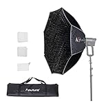 Brillante, nuevas opciones: la Light OctaDome 120 es una caja de luz octogonal Bowens Mount de 120 cm. Esta caja de luz de 8 lados transforma cualquier fuente de punto Bowens Mount en una luz de área ultrasuave, cubriendo tu juego con luz difusa.