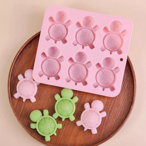 Molde para Hielo en Forma de Tortugas de Silicona miniatura 1