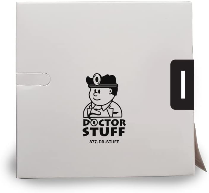 Doctor Stuff - File Folder Labels, Alphabet Letter I, VRE/GBS 8850 - VRAM Series Compatible Alpha Stickers, Black, 1.3" x 1.25", 250/Roll