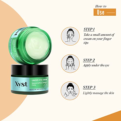 Xyst-Under-Eye-Cream-30gm-for-Women-Men-for-Dark-Circle-Puffiness-Fine-Lines-And-Wrinkles-Enrich-With-Natural-Caffeine-Rosehip-Oil-Hyaluronic-Acid-Derma-Certified-Paraben-Free-Sulphate-Free-30gm
