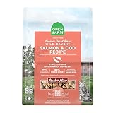 Open Farm, Freeze Dried Raw Cat Food, Complete Meal Morsels or Cat Treats with 92% Meat, Organs & Bone, Wild-Caught Salmon & Cod Recipe, 9oz Bag