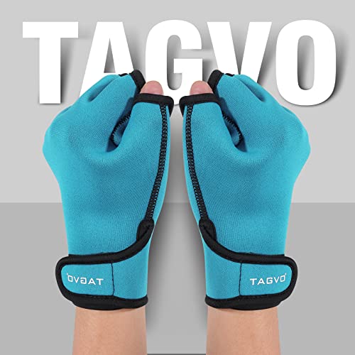 image for TAGVO Aquatic Gloves for Helping Upper Body Resistance, Webbed Swim Gl