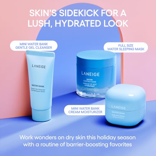 Image of LANEIGE Water Bank Blue Hyaluronic Cream Moisturizer: Hydrating Korean Face Cream with Squalane & Ceramide for Skin Barrier Support, Dermatologist-Tested