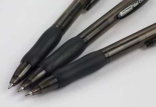 Promarx Bolígrafo Gel Clix Retráctil 0.7 mm Tinta Negra Pack 3 miniatura 3