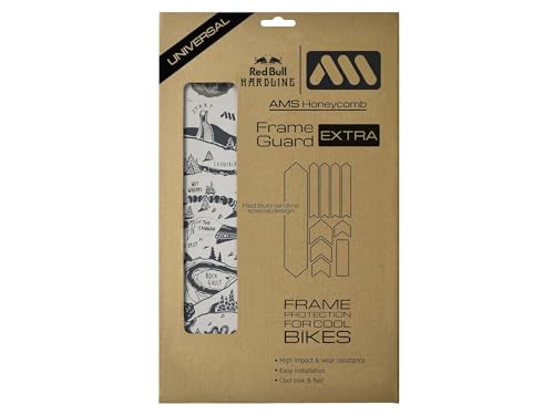 All Mountain Style | Protector Cuadro Bicicleta MTB | Protector Adhesivo Cuadro Bici Modelo Extra con 10 Protectores | Protege tu Bicicleta de Arañazos y Golpes