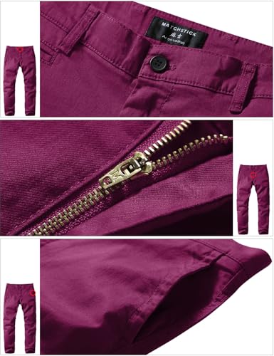 Image of Match Men's Regular Fit Comfort Stretch Casual Chino Pants