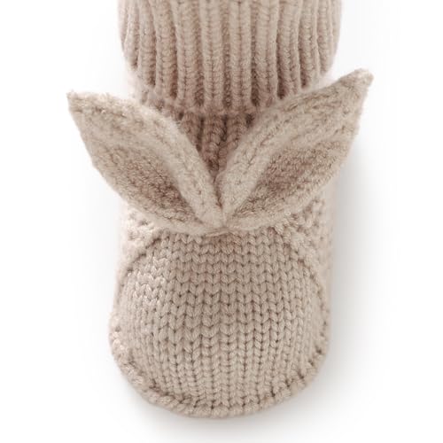 Baby Booties Newborn First Walkers Soft Knit Boots Warm Knitted Crib Shoes for Boy Girl Crochet Infant Sock4