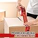 Nuanchu 12 Rolls Red Evidence Box Sealing Tape 3600ft Total Sealing Evident Packaging Tapes for Evidence Collection Shipment Police Caution Kit Decorations Packing Decor