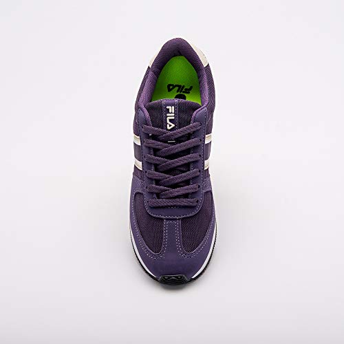 Tênis Fila F-Retro Sport 2.0, Feminino, Uva/Bege/Branco, 36