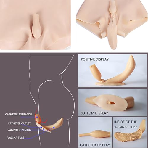 Image of Silicone Bodysuit Fake Vaginal C-G Cup Silicone Bodysuit For Crossdressers Transgender Cosplay Drag Queen