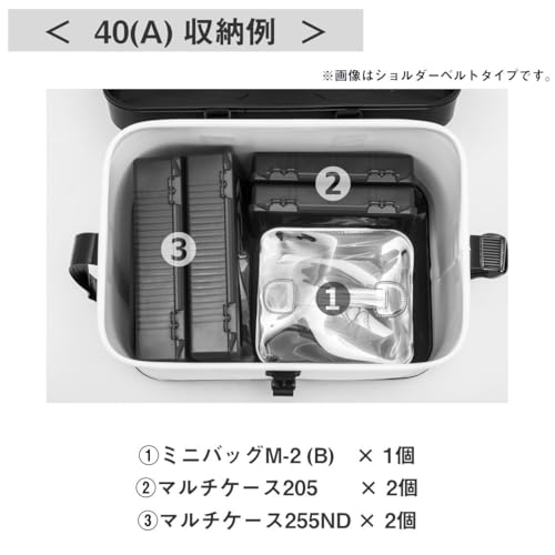 ダイワ(DAIWA) バッグ VS タックルバッグ H40(A)ブラック 6枚目