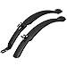 Price comparison product image 26 Mountain Cycle/Hybrids Front & Rear Mud Guards Set with Required Fittings (Color: Black, Material: Plastic)