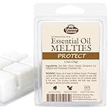 Fabulous Frannie Protect (Compared to Thieves) All Natural Pure Essential Oils & Soy Wax Meltie Tart (Cinnamon, Clove, Eucalyptus, Rosemary and Lemon) 2.5oz