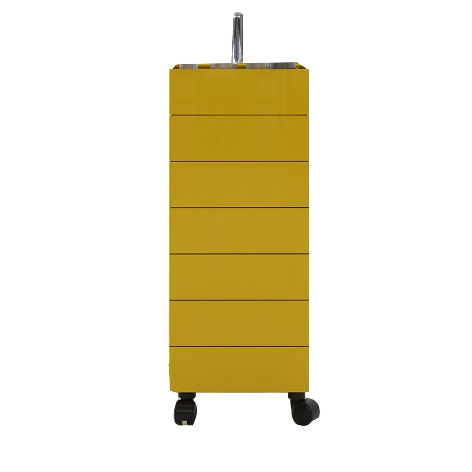 Stazione di styling professionale con ruote giallo barbiere negozio di attrezzi carrello carrello parrucchiere organizzatore attrezzature per negozi al dettaglio 31,7 x 41,7 x 125,5 cm
