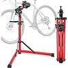 Gioventù 110 LBS E Bike Repair Stand, Heavy Duty Bicycle Maintenance Stand with High-Strength Steel, Bike Mechanic Workstand for E-bikes, Mountain Bikes and Road Bikes - Red