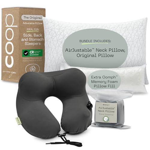 Set 2 Almohadas espuma viscoelástica ajustables miniatura 1
