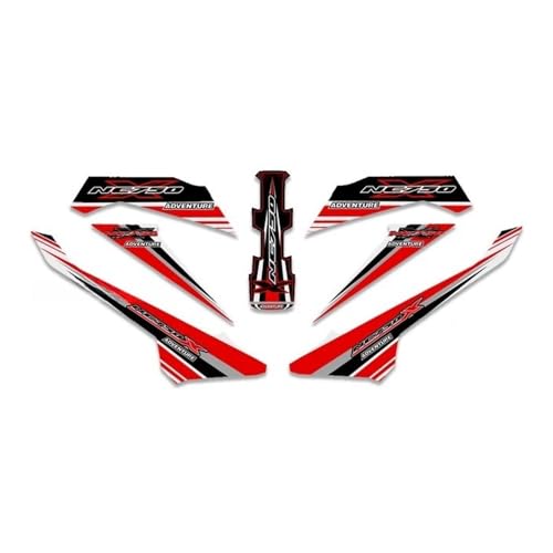 Autocollants Réservoir Moto pour NC 750X Idéal pour Vos Voyages et Road-Trips
