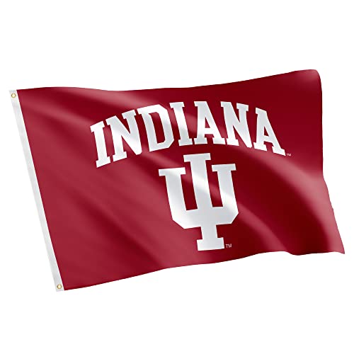 Desert Cactus Indiana University IU Flag - 3 x 5 Feet Hoosiers Banner, Indoor/Outdoor Durable Fabric, 100% Polyester Design (Style 2)