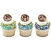 DecoPac Disney Moana 2 Rings, 24 Cupcake Decorations Featuring Disney's Moana, Maui, Simea, & Pua - 24 Pack