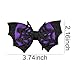Halloween Hair Clips Bat Bow Hair Clips for Girls Bat Wing Hair Clips Spider Web Hair Clip Hair Bow Clips for Women Girls Halloween Themed Hair Clips Halloween Party Hair Accessories 2Pcs